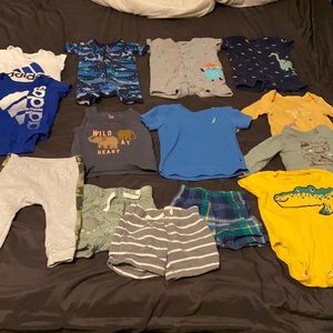 Baby boy clothes bundle mix brands size 6-9 months